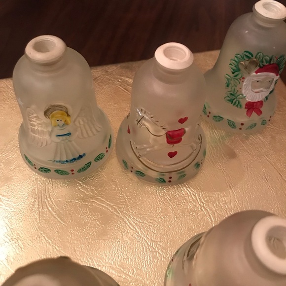 Vintage Old World Glass Christmas Bell Ornaments - Picture 6 of 6